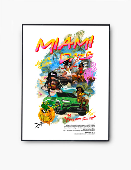 Exhibition Poster | MIAMI-DAZE