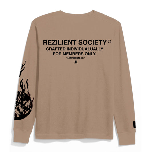 RZ Waffle Longsleeve | TAN