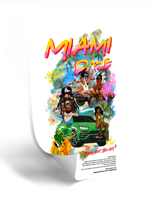 Exhibition Poster | MIAMI-DAZE