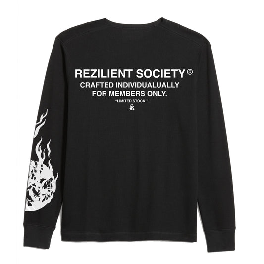 RZ Waffle Longsleeve | NOIR