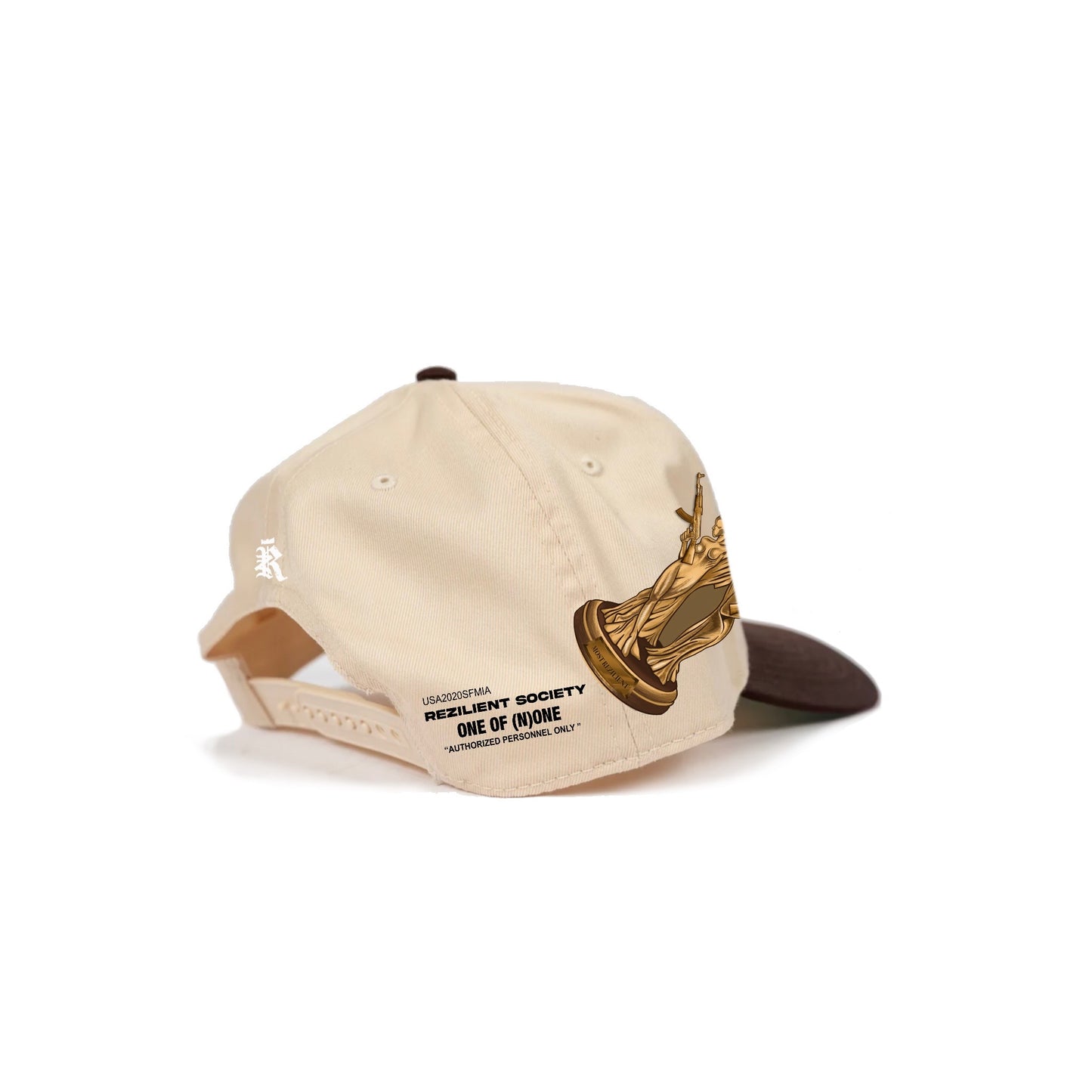 RZ Patchwork Cap - BROWN